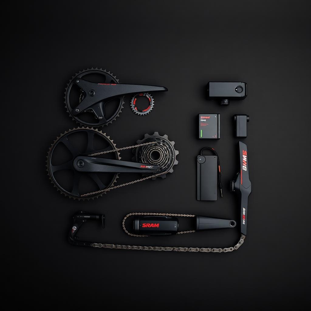 SRAM XX SL AXS — transmissão sem fio de topo.